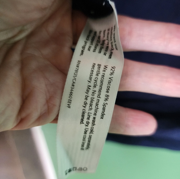 Eileen Fisher Navy Sleeveless Midi Dress Size 2X - Picture 3 of 4